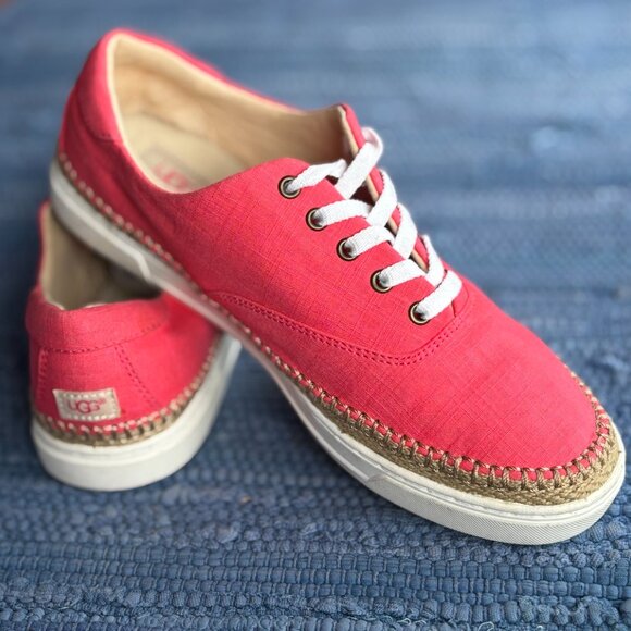 Sunset Red UGG sneakers US size 10 - Picture 4 of 6